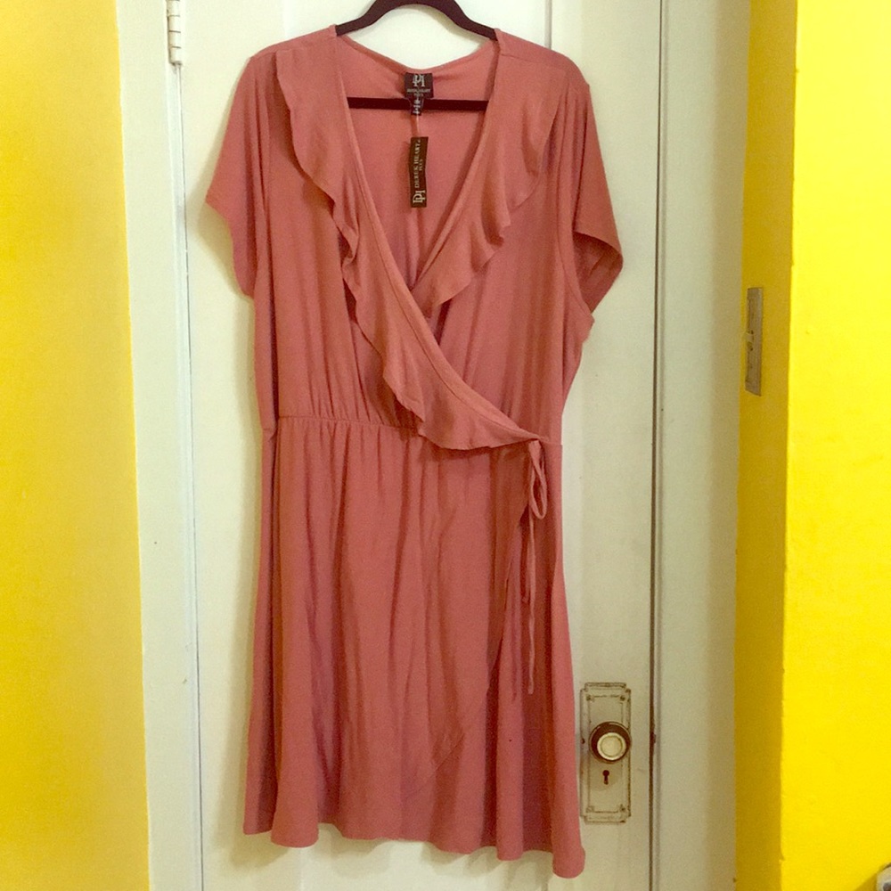 Flirty faux wrap around Dress